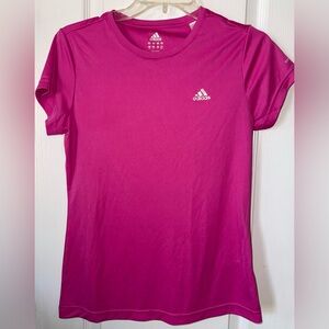 VTG Adidas EUC Pink short sleeve workout top